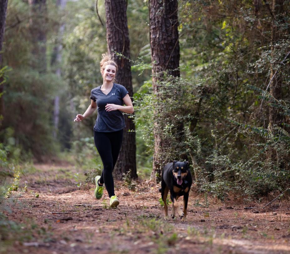 running